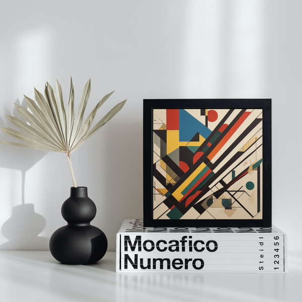 Colourful Abstrakt No. 4  - Plakat inkl. Ramme