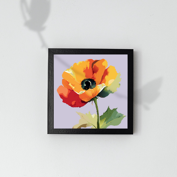 Valmue - Plakat inkl. Ramme