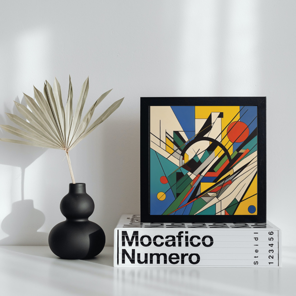 Colourful Abstrakt No. 3 - Plakat inkl. Ramme
