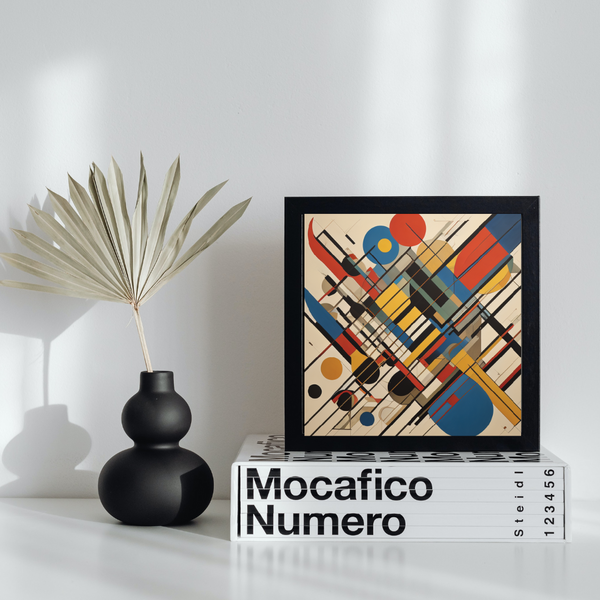 Colourful Abstrakt No. 2 - Plakat inkl. Ramme