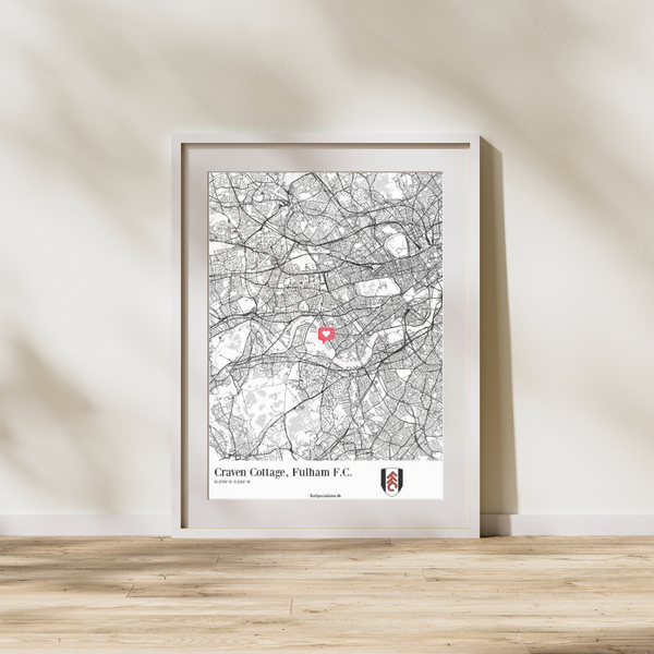 Fulham Stadion - Plakat