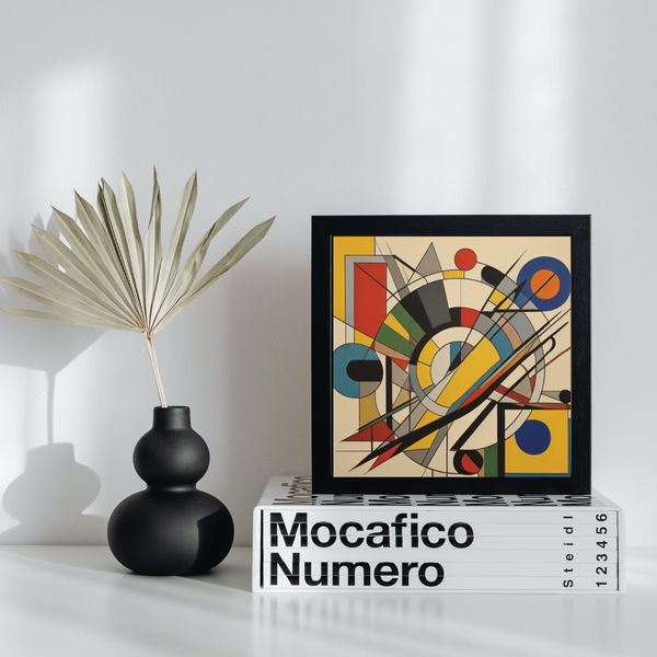 Colourful Abstrakt No. 1 - Plakat inkl. Ramme