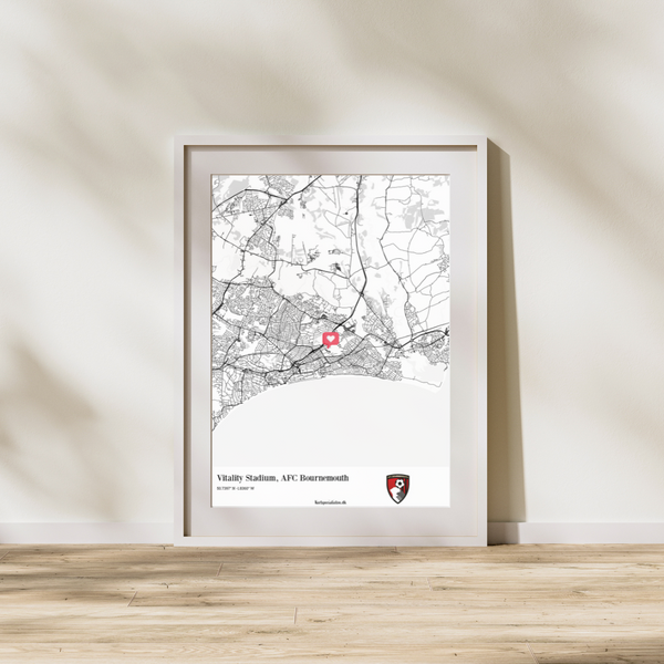 AFC Bournemouth Stadion - Plakat