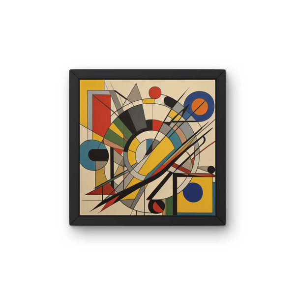 Colourful Abstrakt No. 1 - Plakat inkl. Ramme