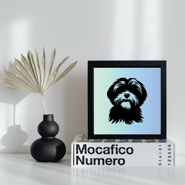 Hund No 7 - Plakat inkl. Ramme