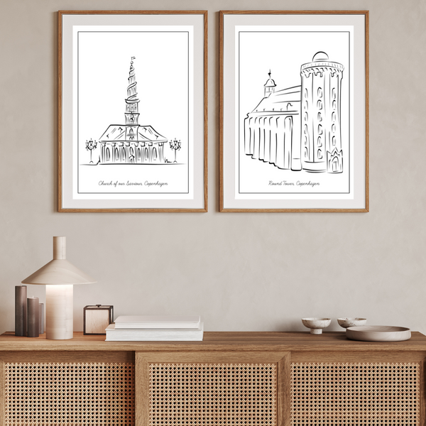 Church of our Saviour - Hand Drawn Plakat