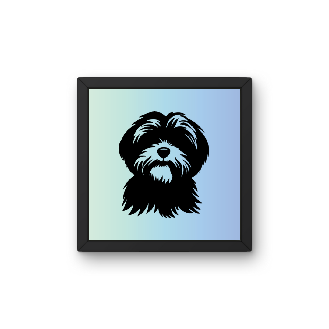 Hund No 7 - Plakat inkl. Ramme