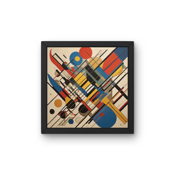 Colourful Abstrakt No. 2 - Plakat inkl. Ramme