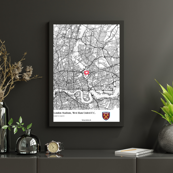 West Ham United Stadion - Plakat