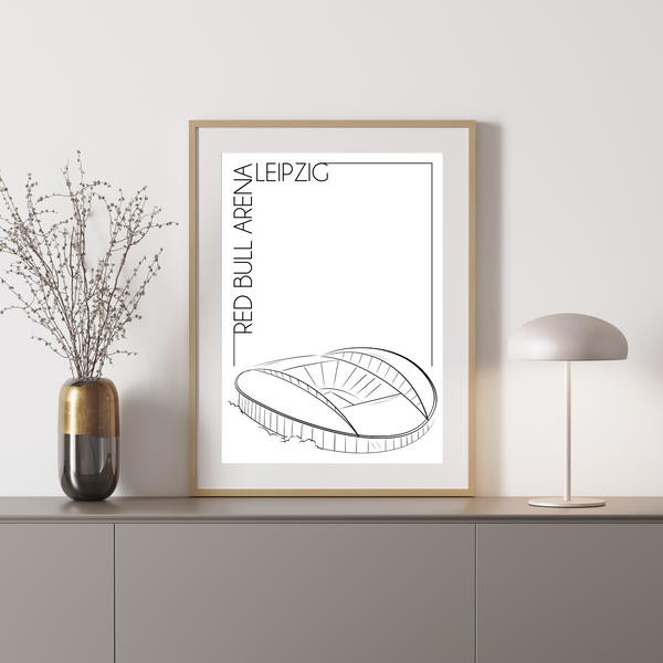 Red Bull Arena - Håndtegnet Plakat