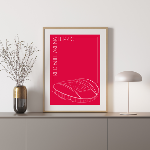 Red Bull Arena - Håndtegnet Plakat