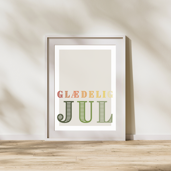 Glædelig Jul No. 2 - Plakat