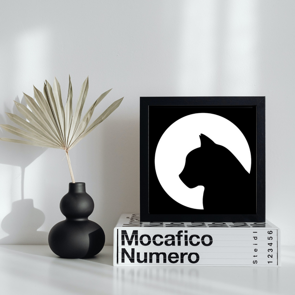 Silhouette - Kat - Plakat inkl. Ramme