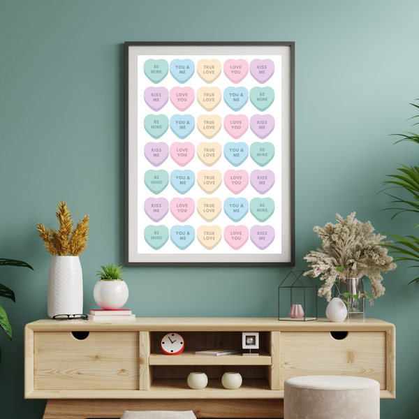 Candy Hearts - Plakat