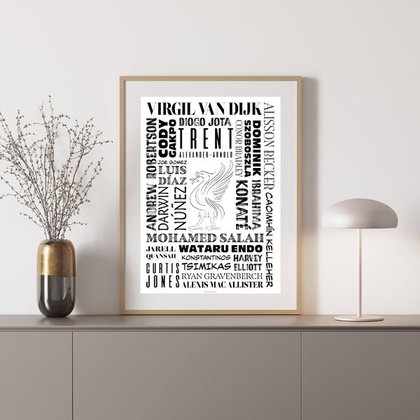 Liverpool F.C. Teamplayers 23/24 - Plakat