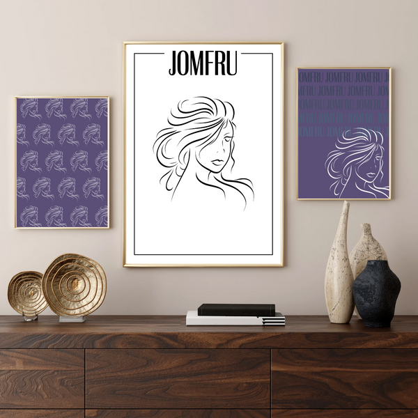 Jomfruen - Håndtegnet Stjernetegns Citat Plakat
