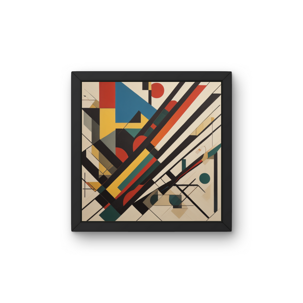 Colourful Abstrakt No. 4  - Plakat inkl. Ramme