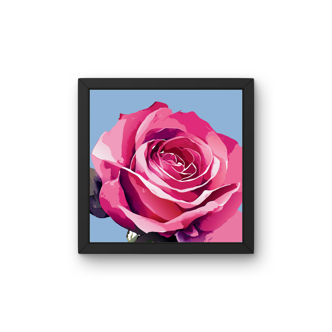 Rose - Plakat inkl. Ramme