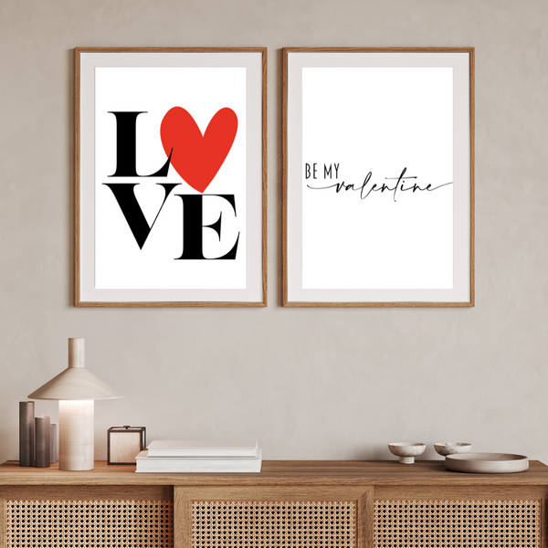 Be my Valentine - Plakat