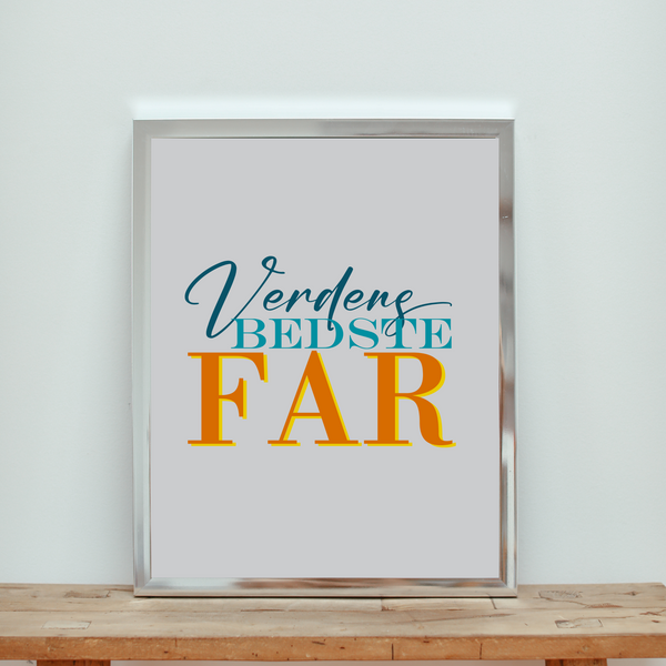 Verdens Bedste Far 1 -  Plakat