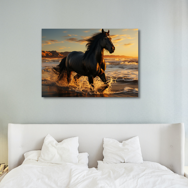 Strand Hest - Plakat
