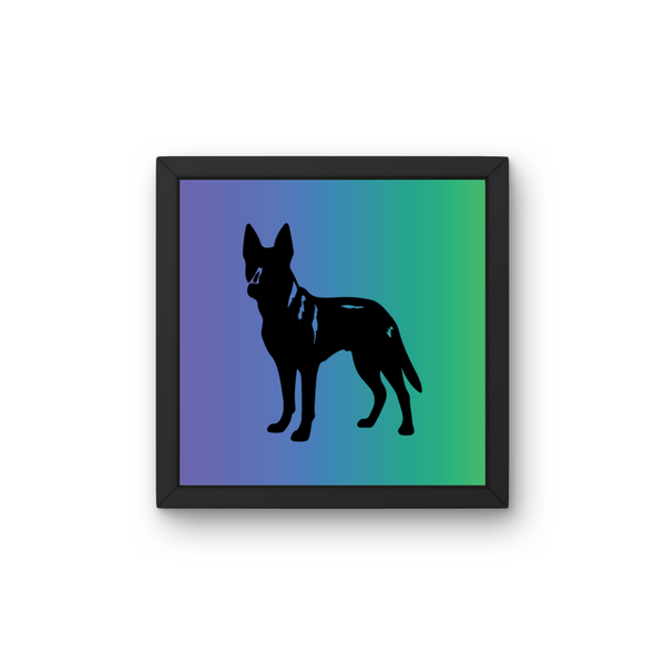 Hund No 5 - Plakat inkl. Ramme