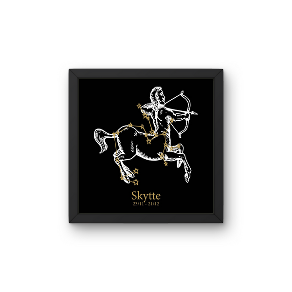 Stjernetegnet Skytten - Plakat inkl. Ramme