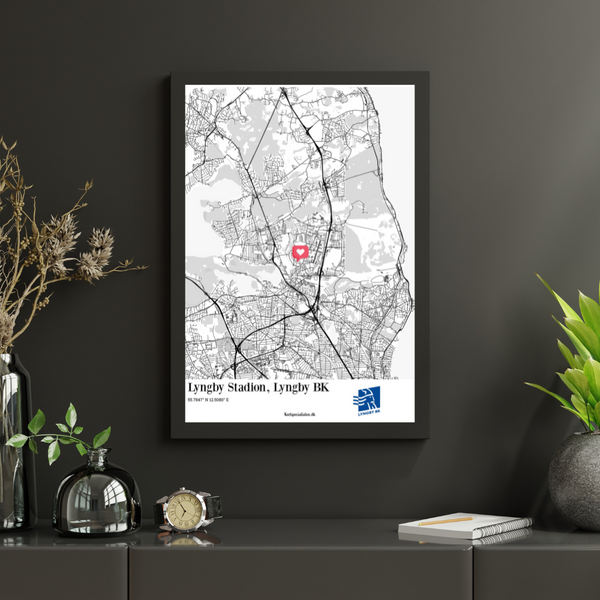 Lyngby BK Stadion - Plakat