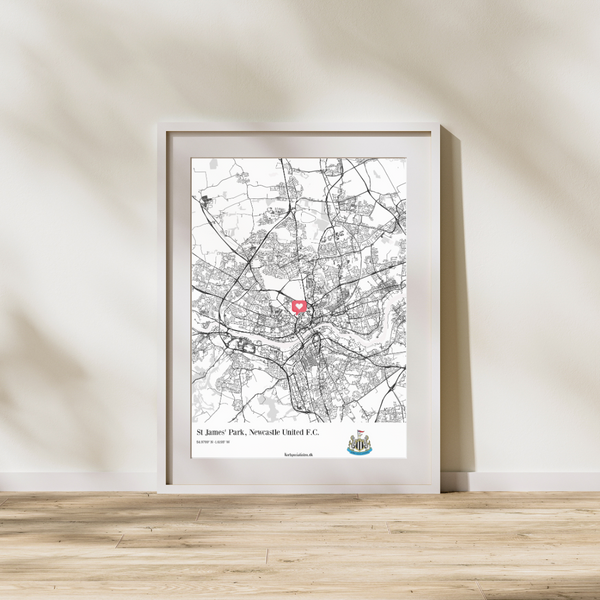 Newcastle United Stadion - Plakat