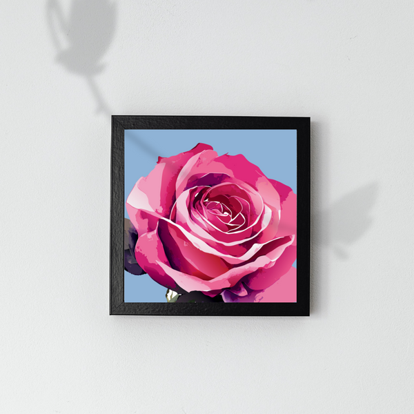 Rose - Plakat inkl. Ramme