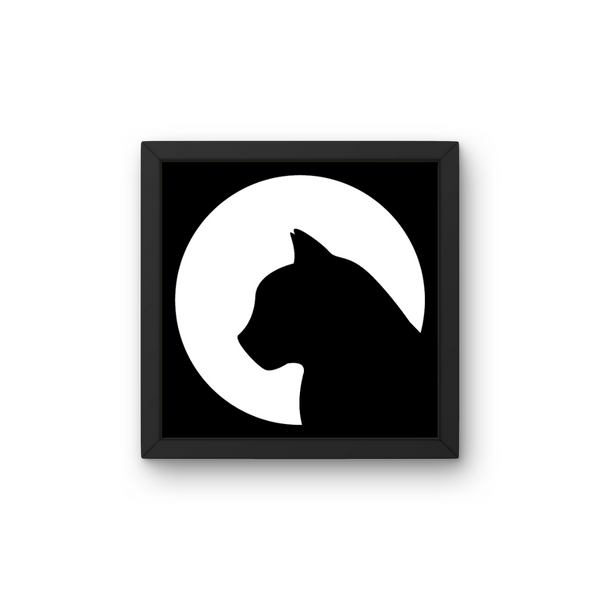 Silhouette - Kat - Plakat inkl. Ramme