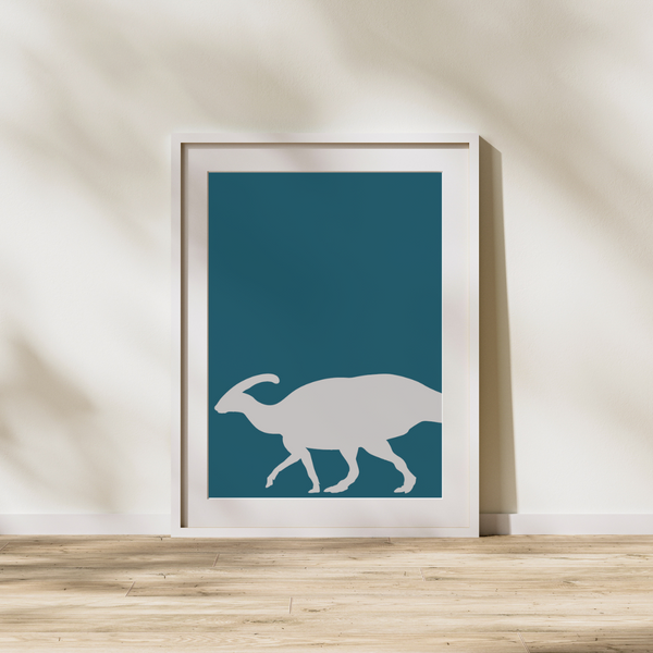 Dinosaur Silhouette No 2 - Plakat