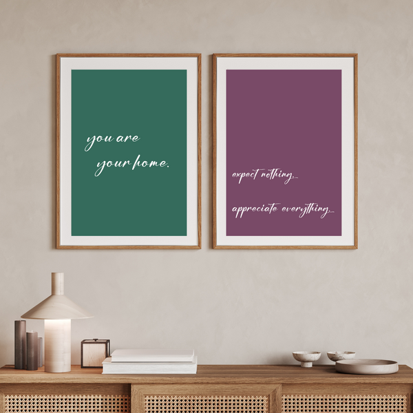 Expect nothing. Appreciate everything -  Plakat