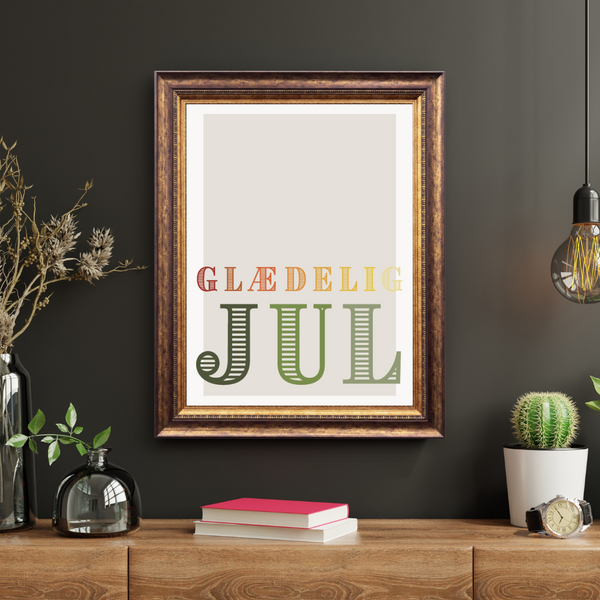 Glædelig Jul No. 2 - Plakat