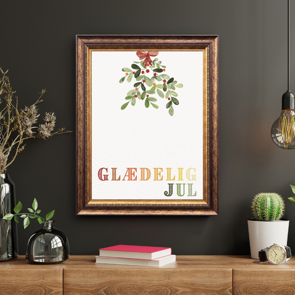 Glædelig Jul No.1 - Plakat