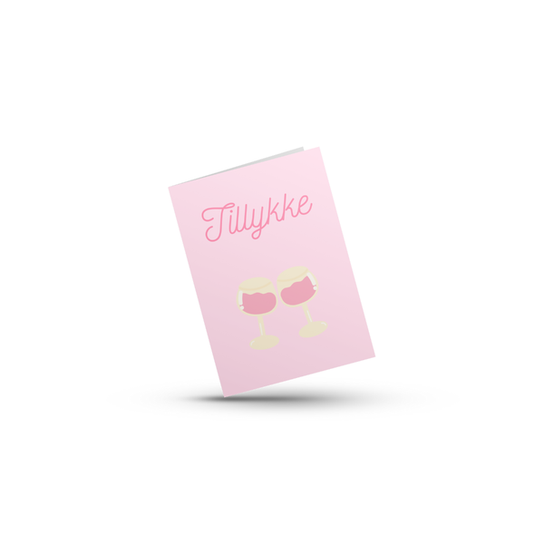 Tillykke - Girly cheers (Minikort)