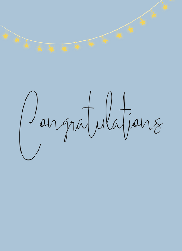 Congratulations - Minikort