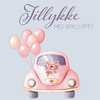 Tillykke med Brylluppet - Bil (Minikort)