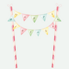 Happy Birthday (Minikort)