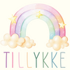 Tillykke - Regnbue (Minikort)