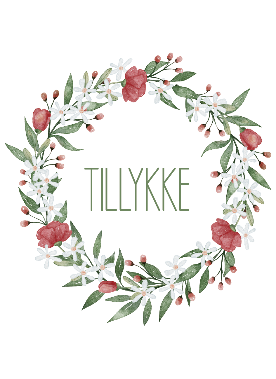 Tillykke - Minikort