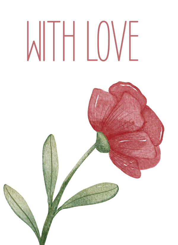 With Love - Minikort