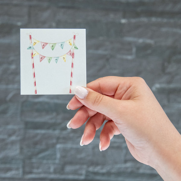 Happy Birthday (Minikort)
