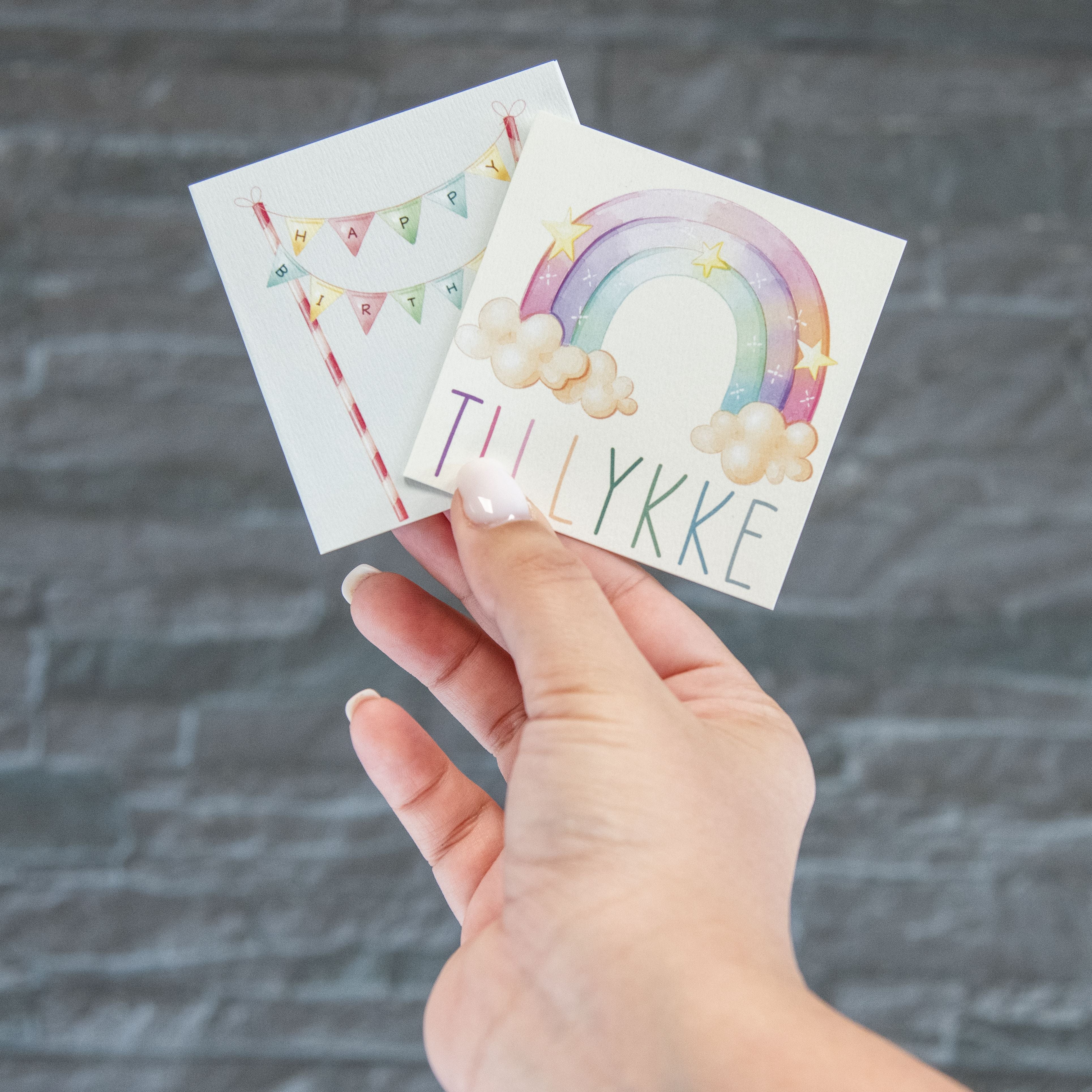 Happy Birthday (Minikort)