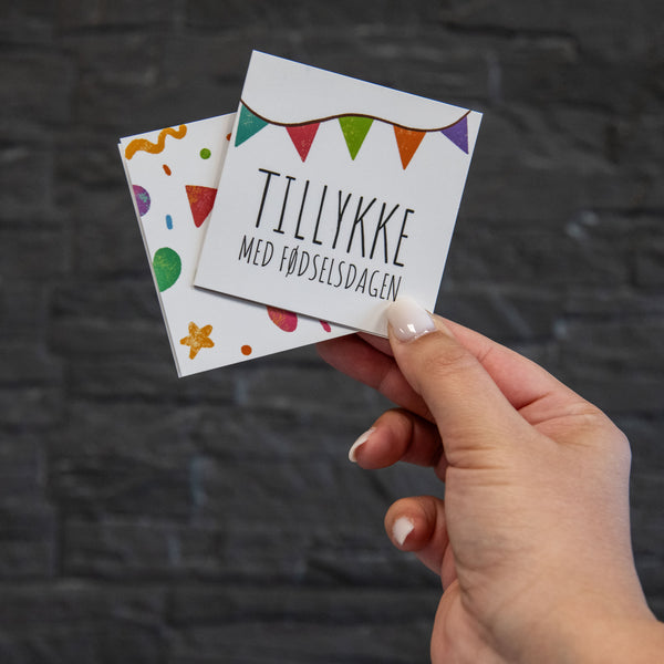 Tillykke med Fødselsdagen - Vimpler (Minikort)