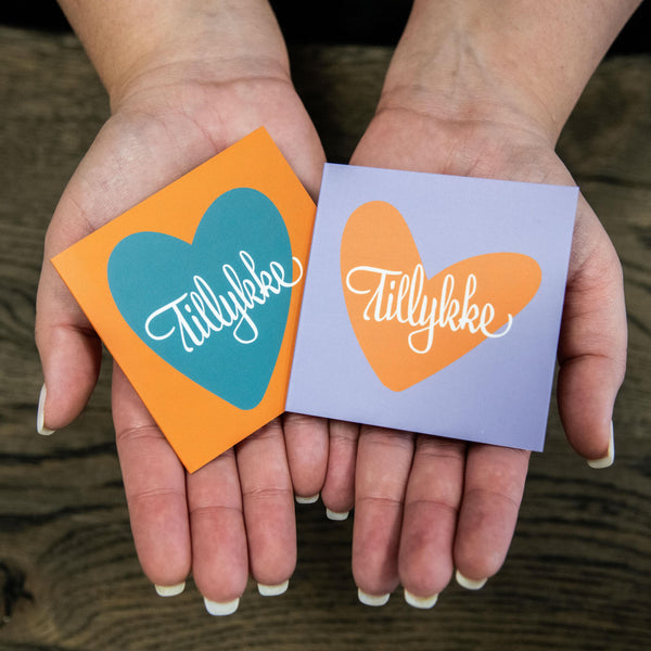 Tillykke - Lilla (Minikort)