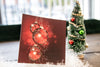 Glitrende julekugler - Rød