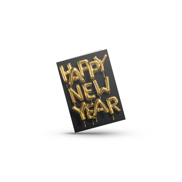 Happy New Year - Nytårs Minikort