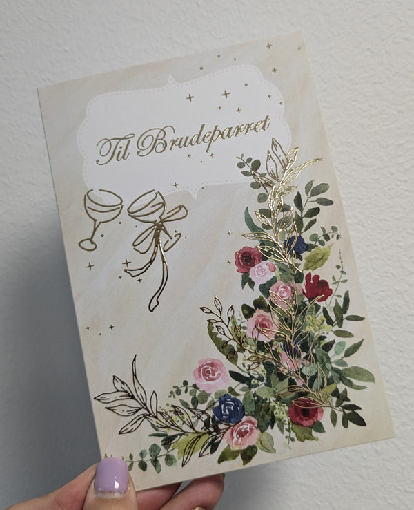 Til Brudeparret - Foliekort