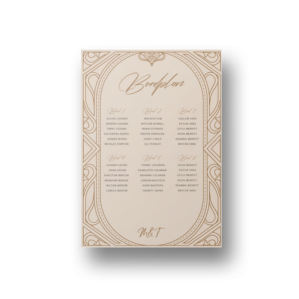 Imani Bordplan (Plakat)